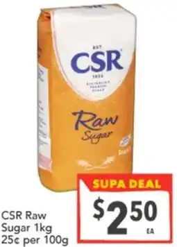 Supa Valu CSR Raw Sugar offer