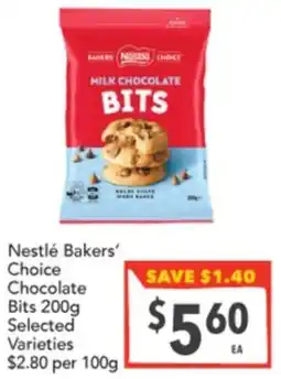Supa Valu Chocolate Bits offer