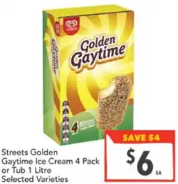 Supa Valu Golden Gaytime Ice Cream offer