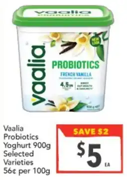 Supa Valu Probiotics Yoghurt offer