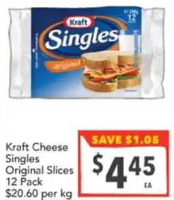 Supa Valu Cheese Singles Original Slices offer