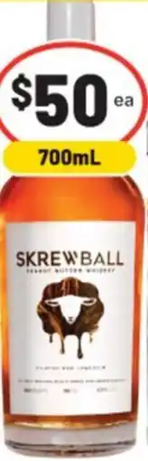 Supa Valu Skrewball Peanut Butter Whiskey offer