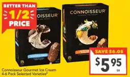 Supa Valu Connoisseur Gourmet Ice Cream offer