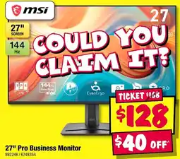 JB Hi-Fi 27" Pro Business Monitor offer