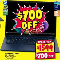 JB Hi-Fi 14" OmniBook X Flip 14" 2-In-1 Notebook offer