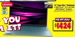 JB Hi-Fi 14" Yoga Slim 7 Notebook offer