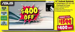 JB Hi-Fi 14" Zenbook Notebook offer