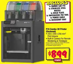 JB Hi-Fi P1S Combo 3D Printer offer