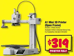JB Hi-Fi A1 Mini 3D Printer offer