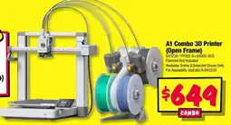 JB Hi-Fi A1 Combo 3D Printer offer