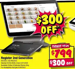 JB Hi-Fi Register 2nd Generation offer