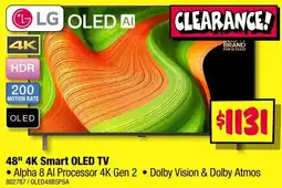JB Hi-Fi 48" 4K Smart OLED TV offer