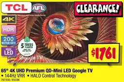 JB Hi-Fi 65" 4K UHD Premium QD-Mini LED Google TV offer