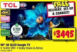 JB Hi-Fi 98" 4K QLED Google TV offer