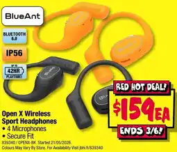 JB Hi-Fi Open X Wireless Sport Headphones offer
