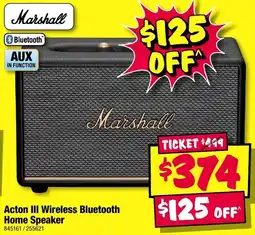 JB Hi-Fi Acton III Wireless Bluetooth Home Speaker offer