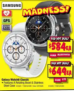 JB Hi-Fi Galaxy Watch8 Classic offer