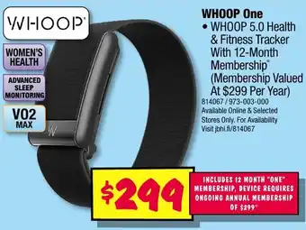 JB Hi-Fi Whoop One offer