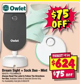 JB Hi-Fi Dream Sight + Sock Duo offer