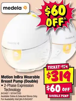 JB Hi-Fi Motion InBra Wearable Breast Pump offer