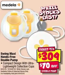 JB Hi-Fi Swing Maxi Hands-Free Double Pump offer