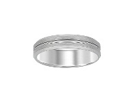 Bevilles Jewellery Stanton Made for Men Tungsten Groove Ring - S offer