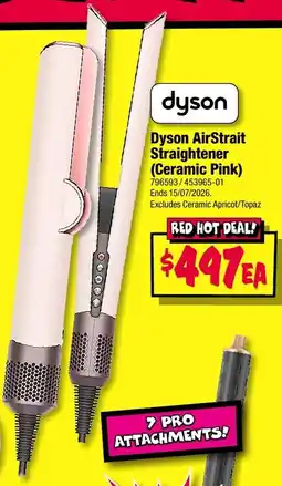 JB Hi-Fi Dyson AirStrait Straightener offer