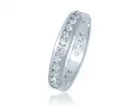 Bevilles Jewellery 18ct White Gold 1.00ct Diamond Circle of Love Eternity Ring - N offer