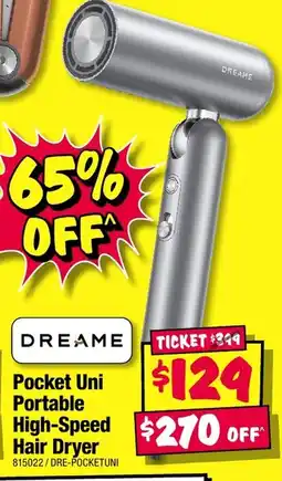 JB Hi-Fi Pocket Uni Portable High-Speed Hair Dryer offer