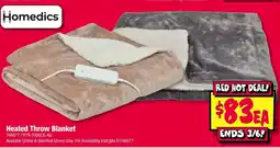 JB Hi-Fi Heated Throw Blanket offer