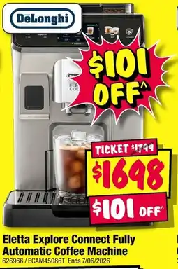 JB Hi-Fi Eletta Explore Connect Fully Automatic Coffee Machine offer