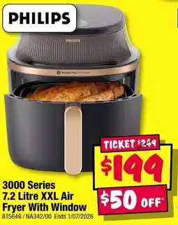 JB Hi-Fi 3000 Series 7.2 Litre XXL Air Fryer With Window offer