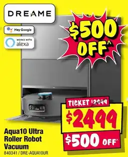JB Hi-Fi Aqua10 Ultra Roller Robot Vacuum offer