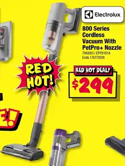 JB Hi-Fi 800 Series Cordless Vacuum With PetPro+ Nozzle offer
