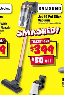 JB Hi-Fi Jet 65 Pet Stick Vacuum offer