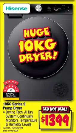 JB Hi-Fi 10KG Series 9 Pump Dryer offer