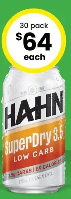 Hahn SuperDry Range Cans
