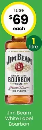 The Bottle O Jim Beam White Label Bourbon offer