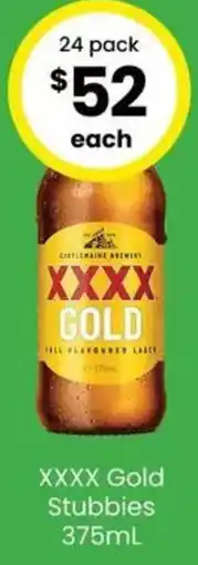 The Bottle O XXXX Gold Stubbies offer
