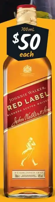 Johnnie Walker Red Label Whisky