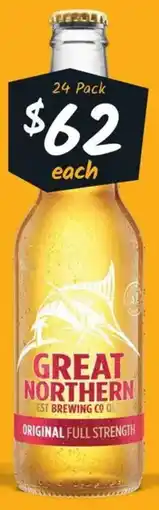 Cellarbrations Great Northern Original Stubbies offer