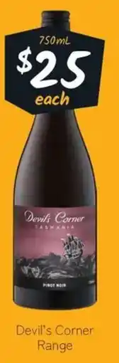Cellarbrations Devil's Corner Range offer