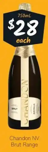 Cellarbrations Chandon NV Brut Range offer
