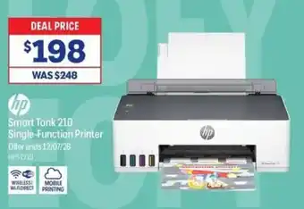 Smart Tank 210 Single-Function Printer
