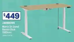 Officeworks Matrix Sit Stand Electric Desk offer