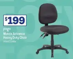Officeworks Matrix Advance Heavy Duty Chair offer