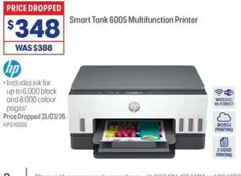 Smart Tank 6005 Multifunction Printer