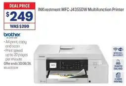 Officeworks A4 print, copy and scan Print speed offer