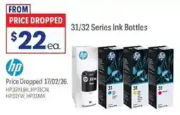 Officeworks 31/32 Series Ink Bottles offer