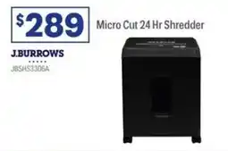 Officeworks Micro Cut 24 Hr Shredder offer